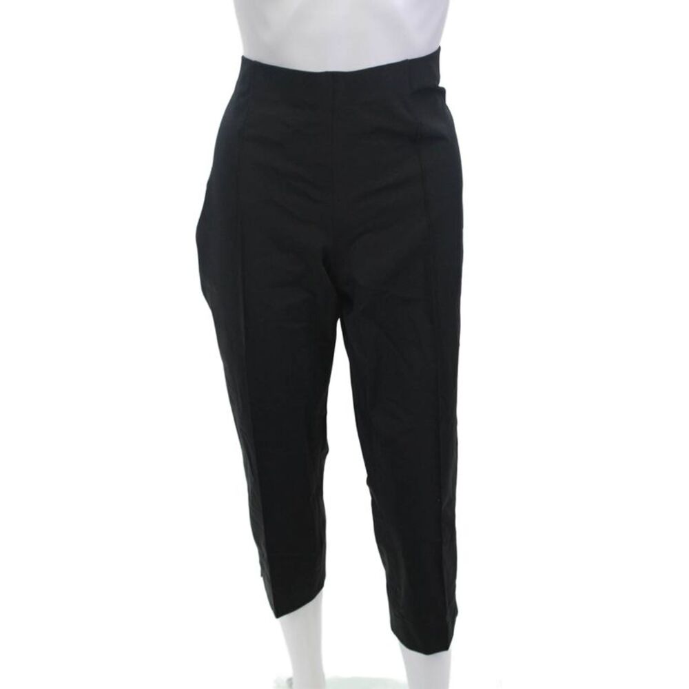 Seductive Women Cropped Capri Black Button Pants Size S